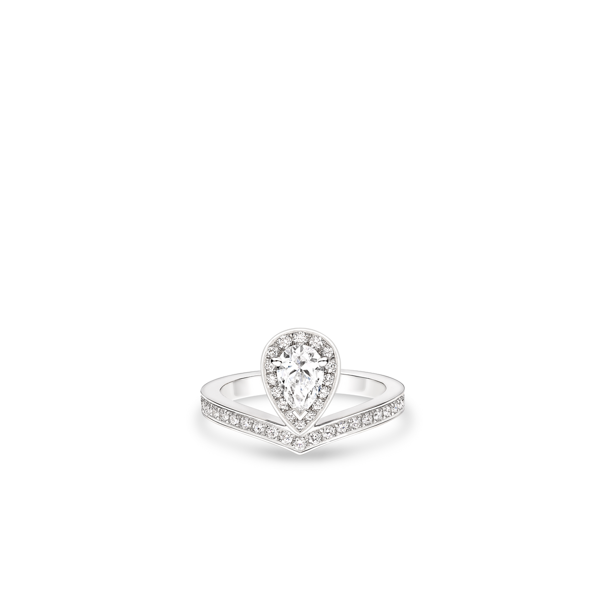 CHAUMET - Joséphine约瑟芬 - 戒指 - 铂金钻戒，0.50克拉钻石，钻石 - J84092