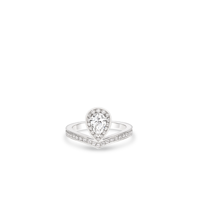 CHAUMET - JOSÉPHINE - BAGUE - Solitaire en platine, diamant 0.50 carat, diamants - J84092
