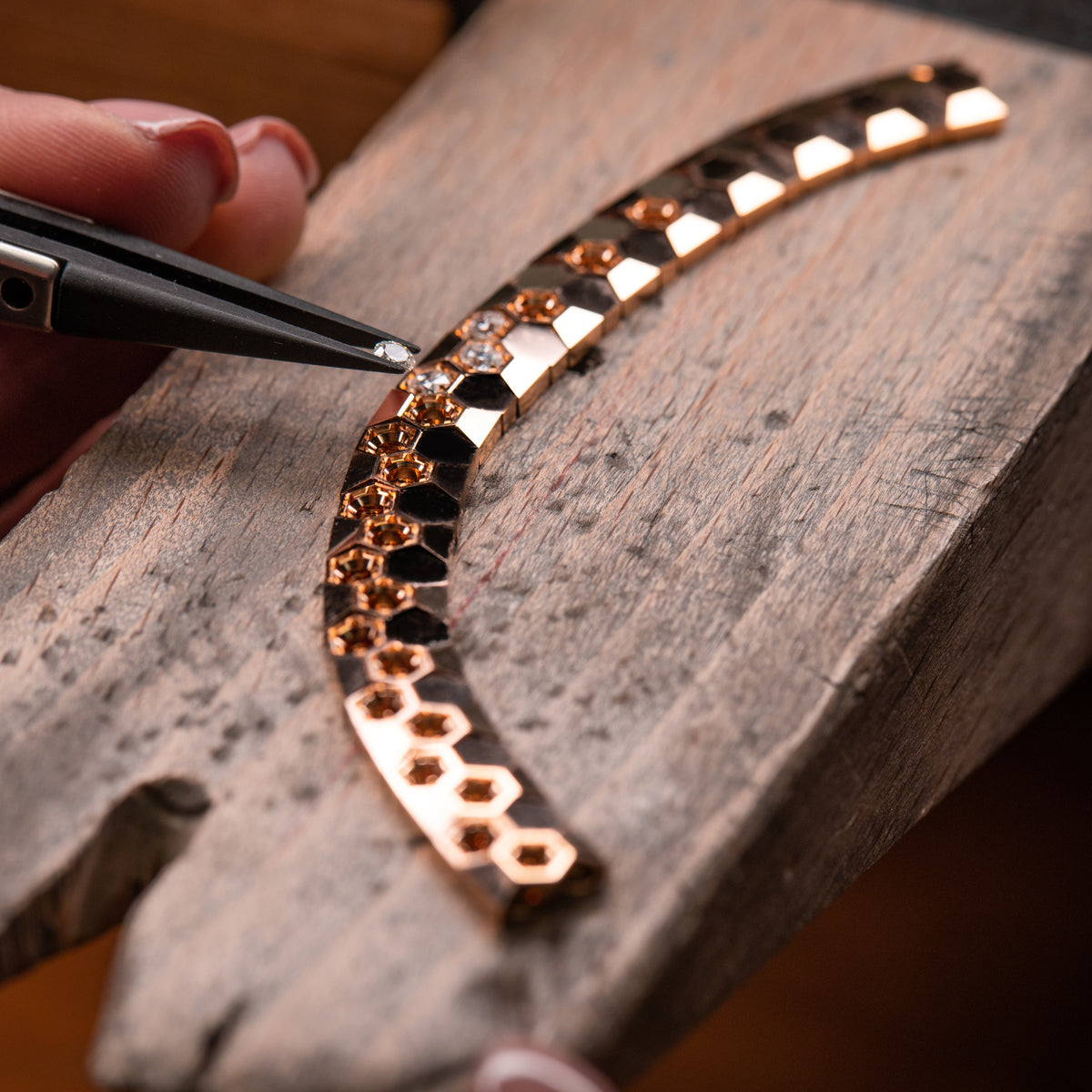 CHAUMET - BEE DE CHAUMET - BRACELET - Bracelet en or rose, diamants - 085392