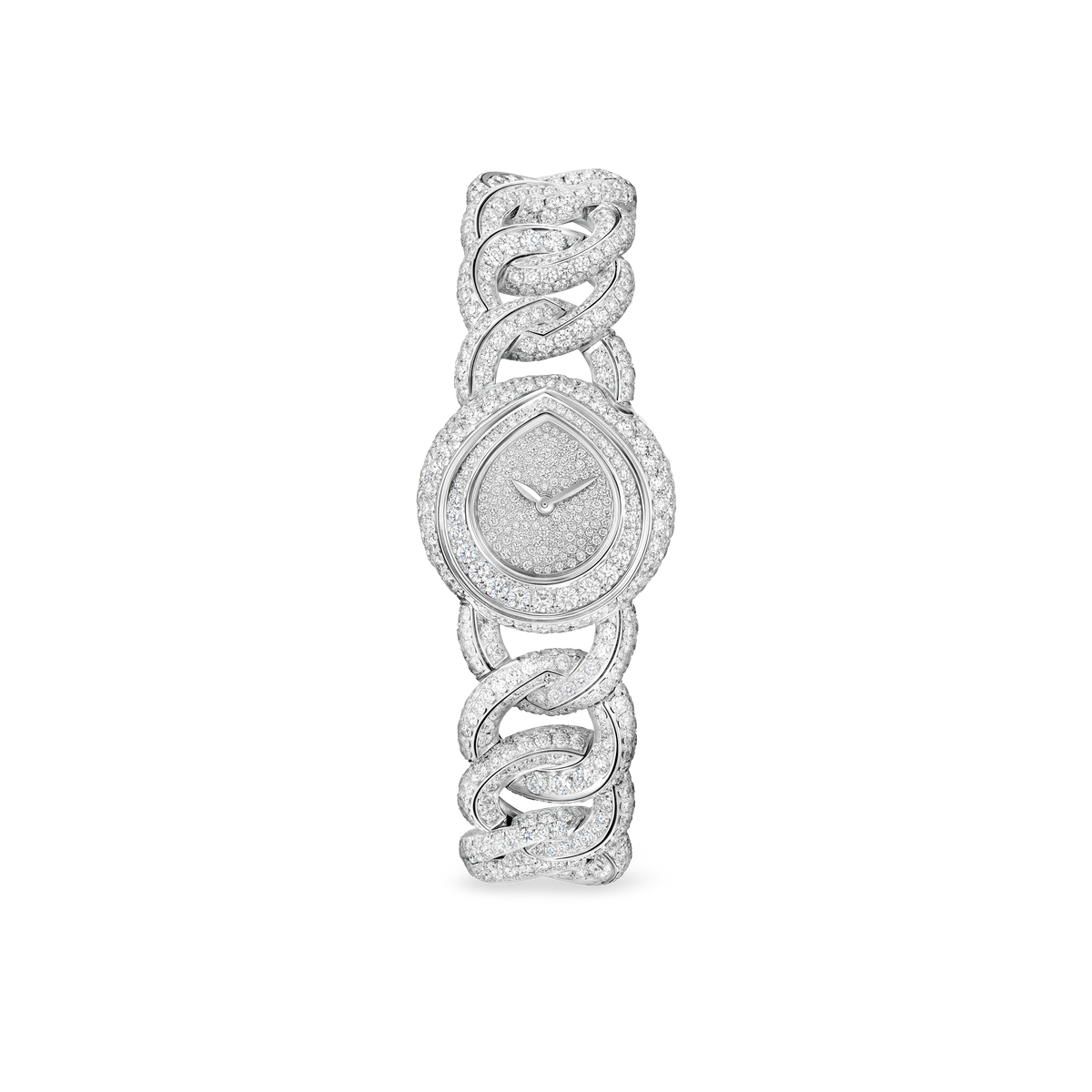 CHAUMET - JOSÉPHINE - WATCH - White gold watch, small model, diamonds - W13511