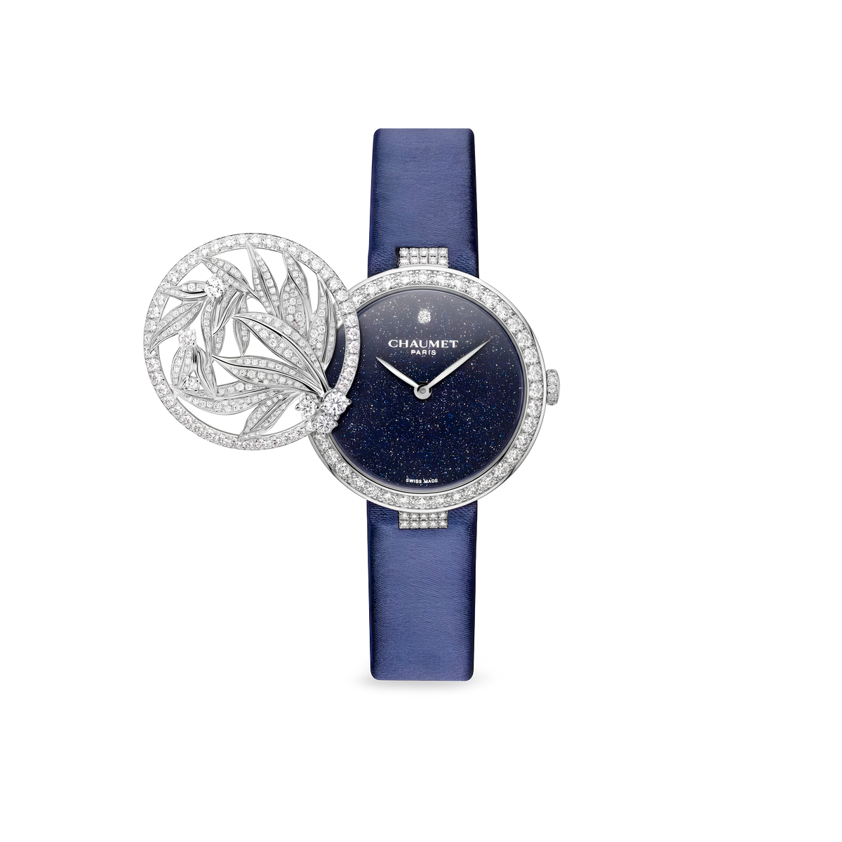 CHAUMET - LAURIER月桂叶 - 腕表 - 白金腕表，钻石 - W83798