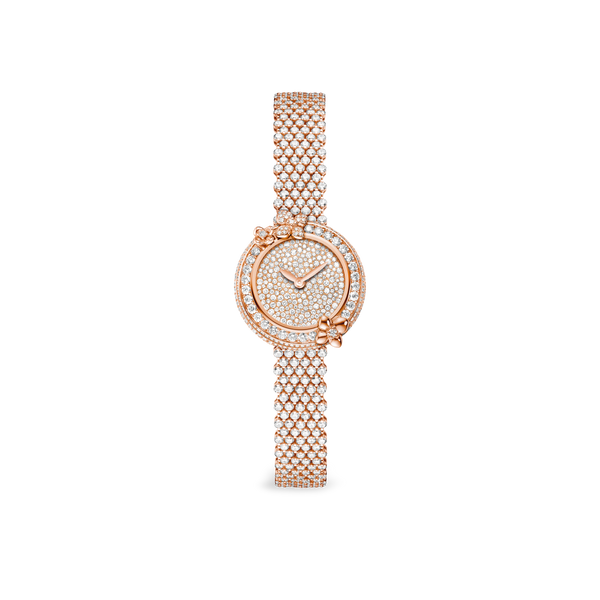 CHAUMET - HORTENSIA - WATCH - Rose gold watch, diamonds