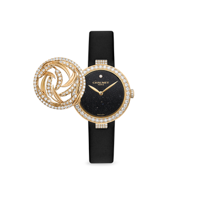 CHAUMET - エピ ドゥ ブレ - ウォッチ - シークレットウォッチ、イエローゴールド、ダイヤモンド - W84762