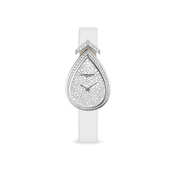 CHAUMET - JOSÉPHINE - EARRINGS - White gold earrings, diamonds - 084097