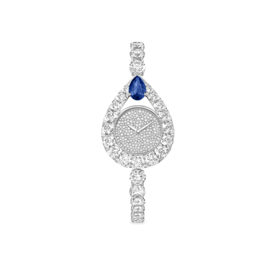 CHAUMET - JOSÉPHINE - WATCH - White gold watch, sapphire and diamonds - W85187