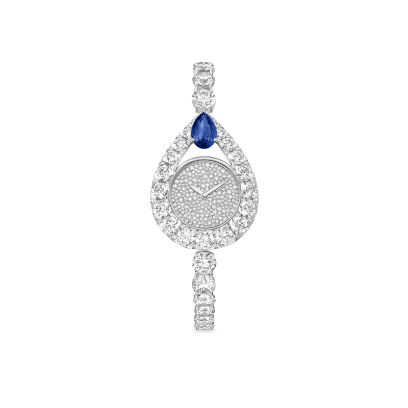 CHAUMET - Joséphine - 腕錶 - 18K白金腕錶，藍寶石和鑽石 - W85187