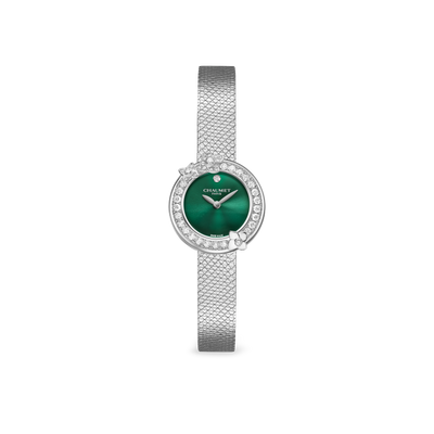 CHAUMET - 호텐시아 - 시계 - 스틸 워치, 다이아몬드 - W85411