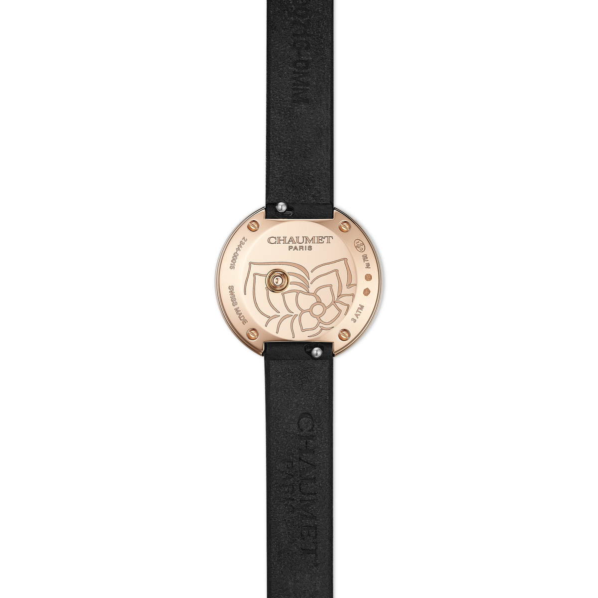 CHAUMET - HORTENSIA - MONTRE - Montre en or rose, nacre et diamants - W85415