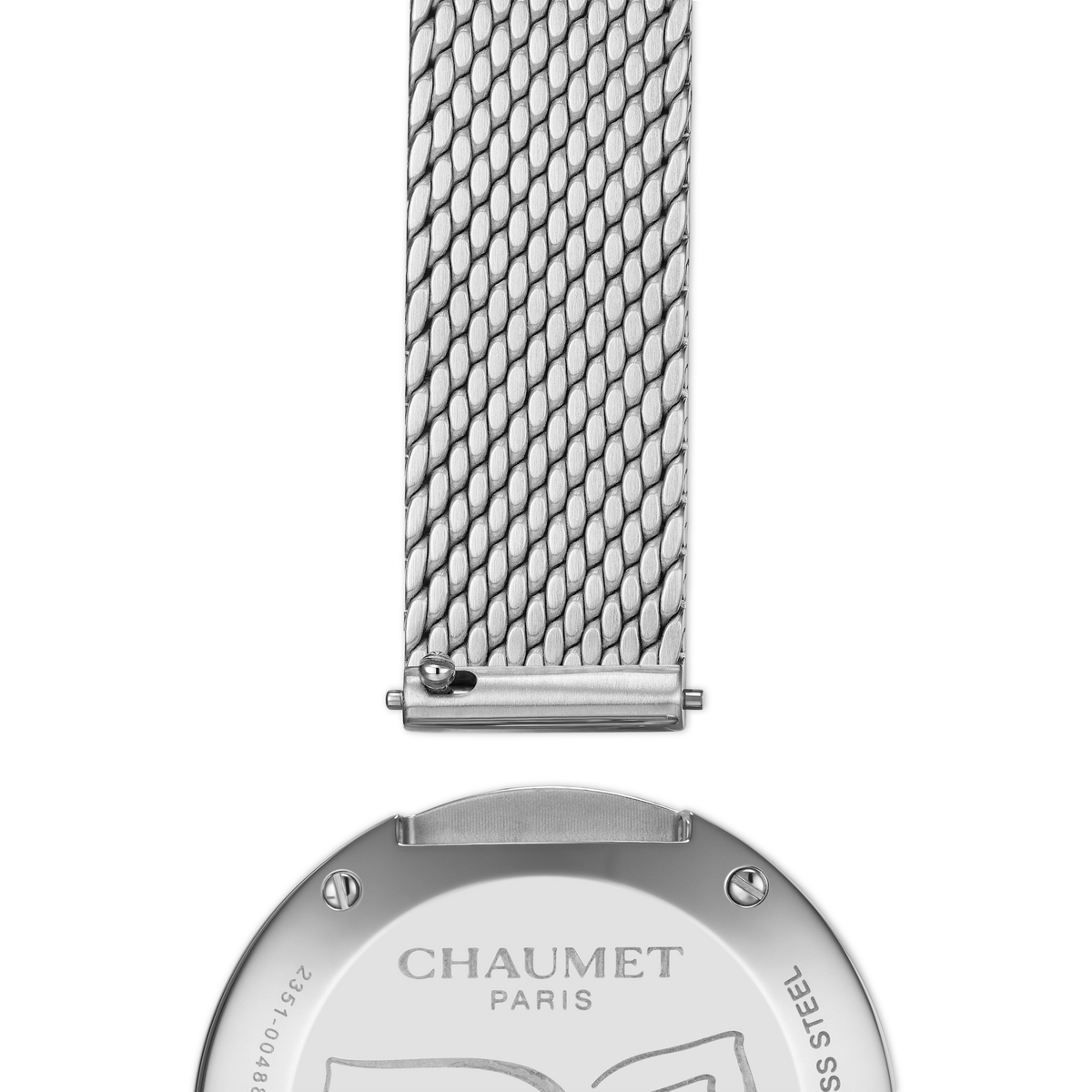 CHAUMET - HORTENSIA - MONTRE - Montre en acier, or jaune et diamants - W85989
