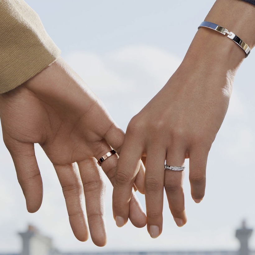Liens Évidence缘系·一生系列誓·缘戒指 - 玫瑰金 - Chaumet