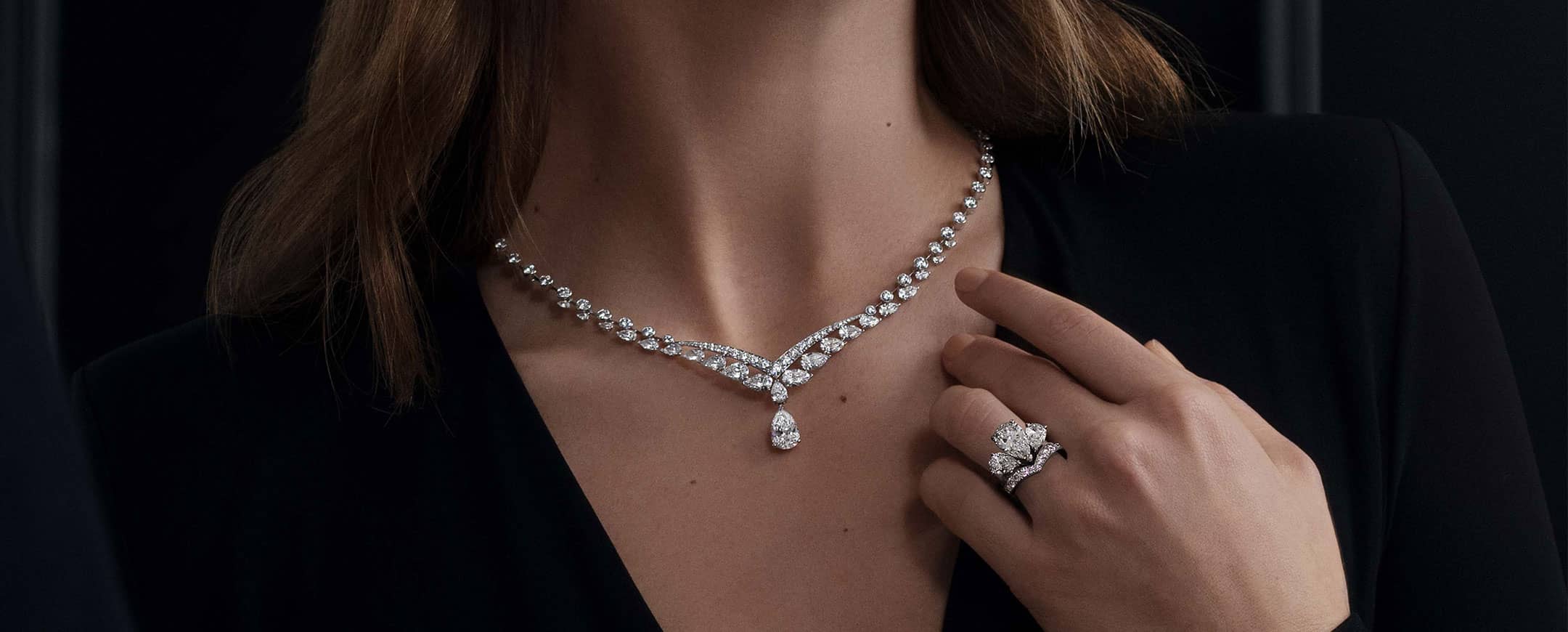 Joséphine Valse Impériale necklace White Gold - 084105 - Chaumet