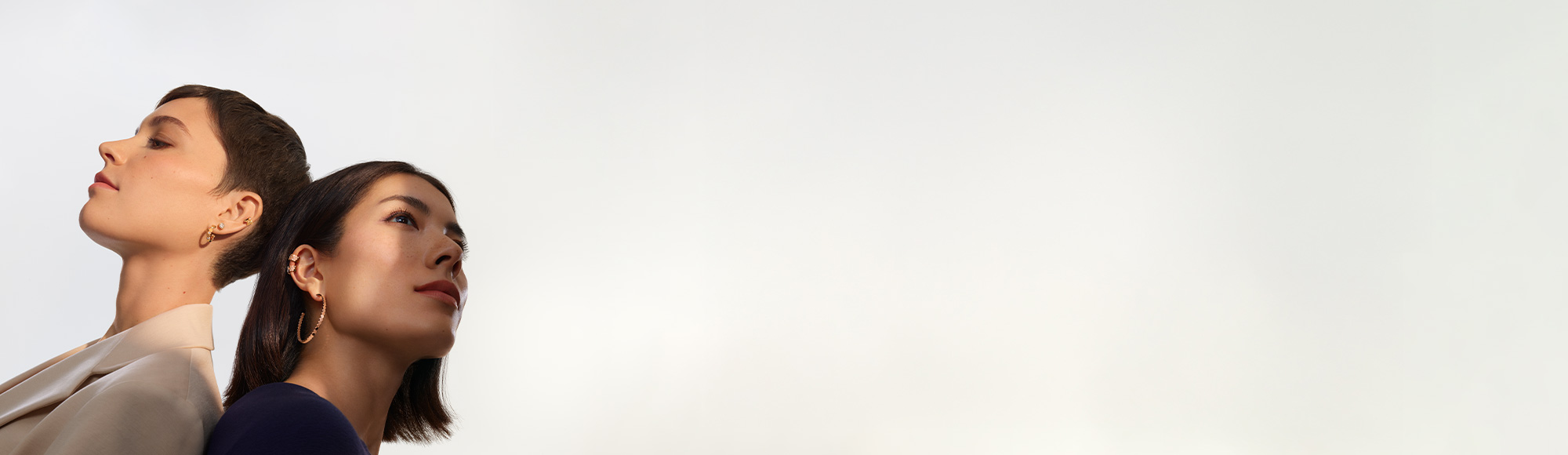 Earrings - White gold