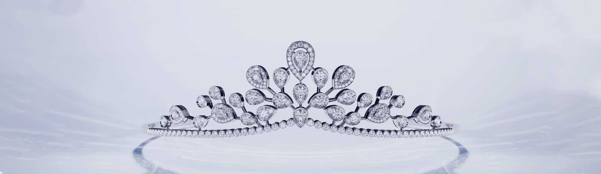 Joséphine Valse Impériale tiara White Gold - 084103 - Chaumet