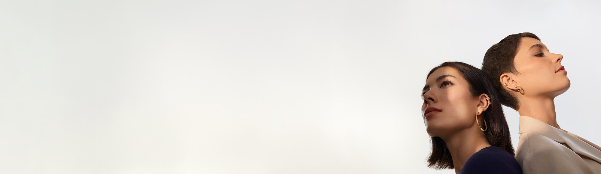 Earrings - White gold