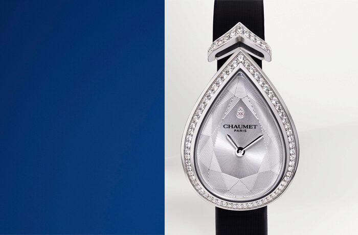 Montre Joséphine Aigrette de Chaumet en or blanc et diamants