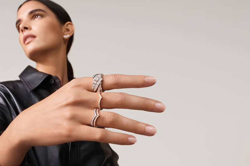 Joséphine collection rings model