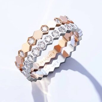 Bee My Love gold rings Chaumet