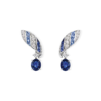 Le Jardin de Chaumet High Jewellery Agapanthus earrings