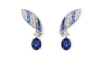 Le Jardin de Chaumet High Jewellery Agapanthus earrings