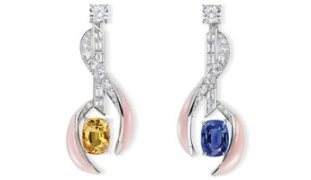 Le Jardin de Chaumet High Jewellery chrysanthemum earrings