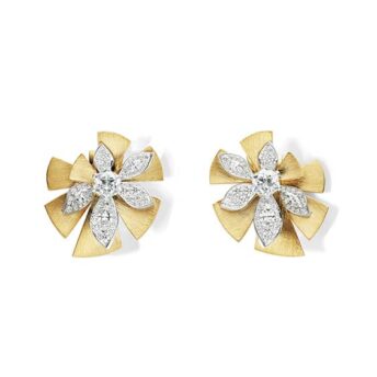 Le Jardin de Chaumet High Jewellery Magnolia earrings