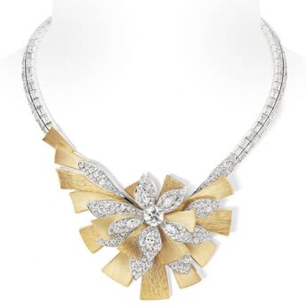 Le Jardin de Chaumet High Jewellery Magnolia necklace