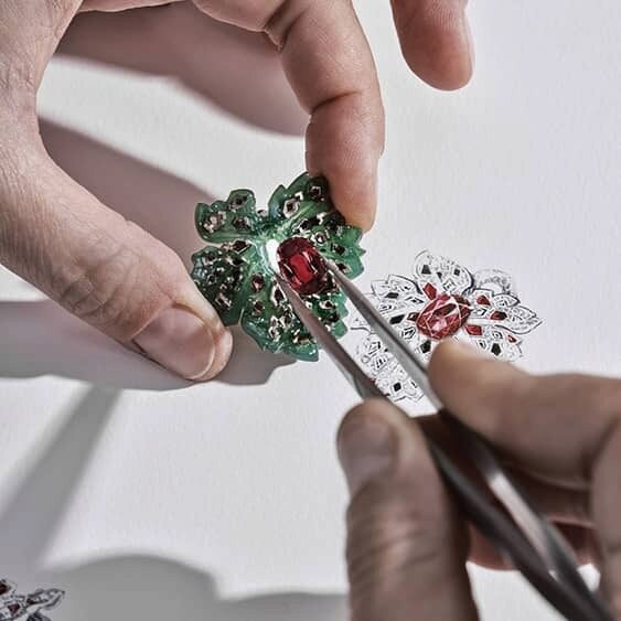 Le Jardin de Chaumet High Jewellery vine leave savoir-faire