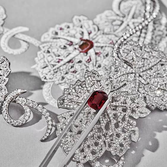 Le Jardin de Chaumet High Jewellery vine leave savoir-faire