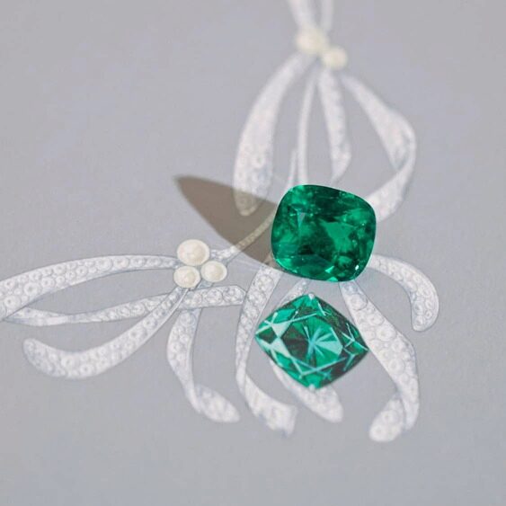 Le Jardin de Chaumet High Jewellery savoir-faire Emeraude