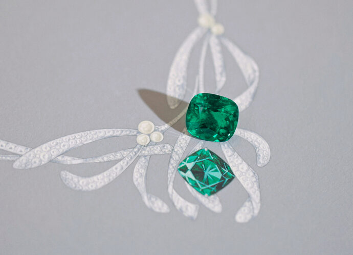 Le Jardin de Chaumet High Jewellery savoir-faire Emeraude