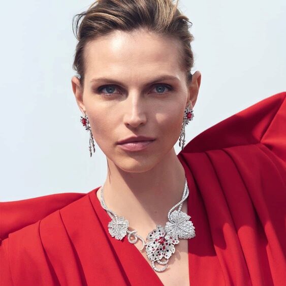 Le Jardin de Chaumet High Jewellery vine leave