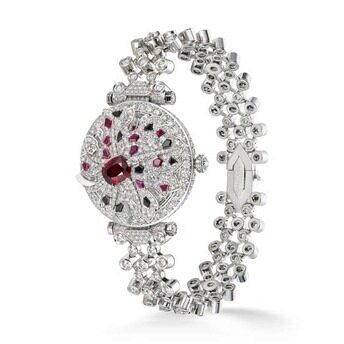 Le Jardin de Chaumet High Jewellery vine leave watch