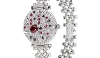 Le Jardin de Chaumet High Jewellery vine leave watch