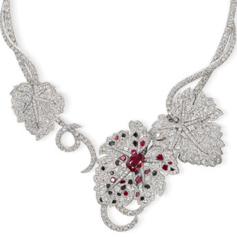 Le Jardin de Chaumet High Jewellery vine leave necklace