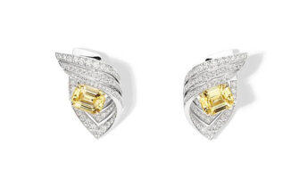 Le Jardin de Chaumet High Jewellery Arum earrings