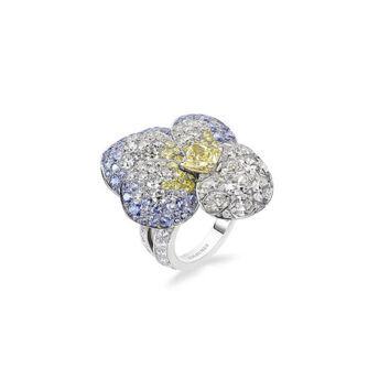 Le Jardin de Chaumet High Jewellery pansy ring