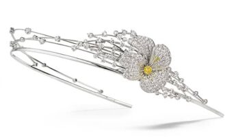 Le Jardin de Chaumet High Jewellery pansy tiara