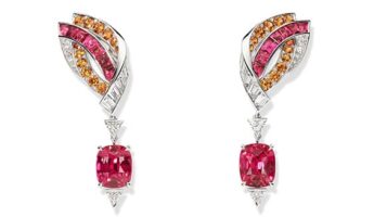 Le Jardin de Chaumet High Jewellery tulip earrings