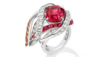 Le Jardin de Chaumet High Jewellery tulip ring