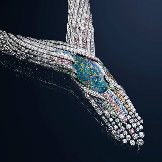 Le Jardin de Chaumet High Jewellery Bark necklace