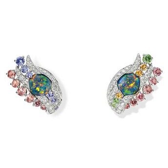 Le Jardin de Chaumet High Jewellery bark earrings