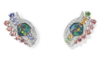 Le Jardin de Chaumet High Jewellery bark earrings