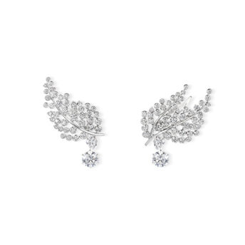 Le Jardin de Chaumet High Jewellery fern earrings