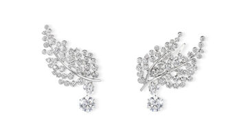 Le Jardin de Chaumet High Jewellery fern earrings