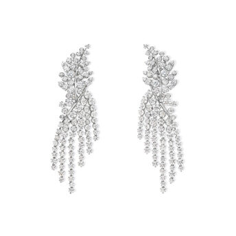 Le Jardin de Chaumet High Jewellery fern earrings