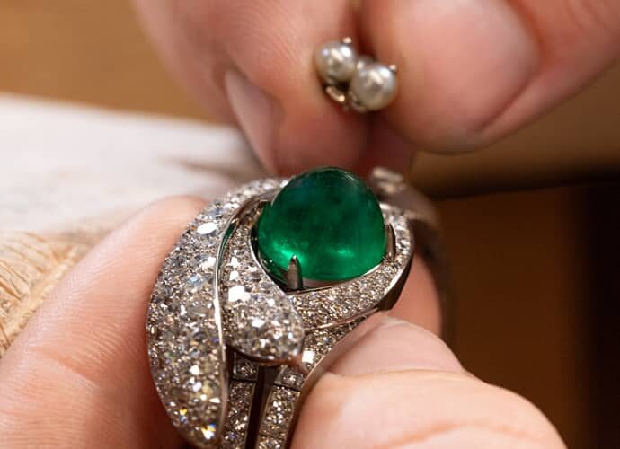 Le Jardin de Chaumet High Jewellery mistletoe necklace savoir-faire