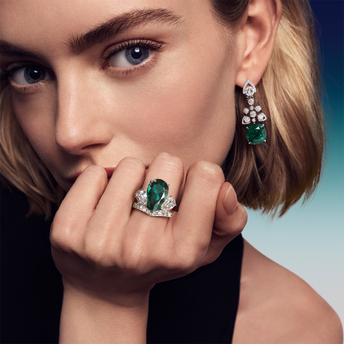 Souveraine collection chaumet , souveraine high jewelery chaumet , high jewelery chaumet , white gold ring