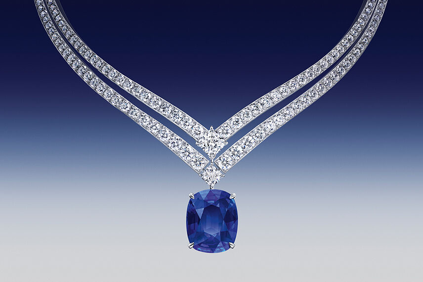 Joséphine necklace saphir
