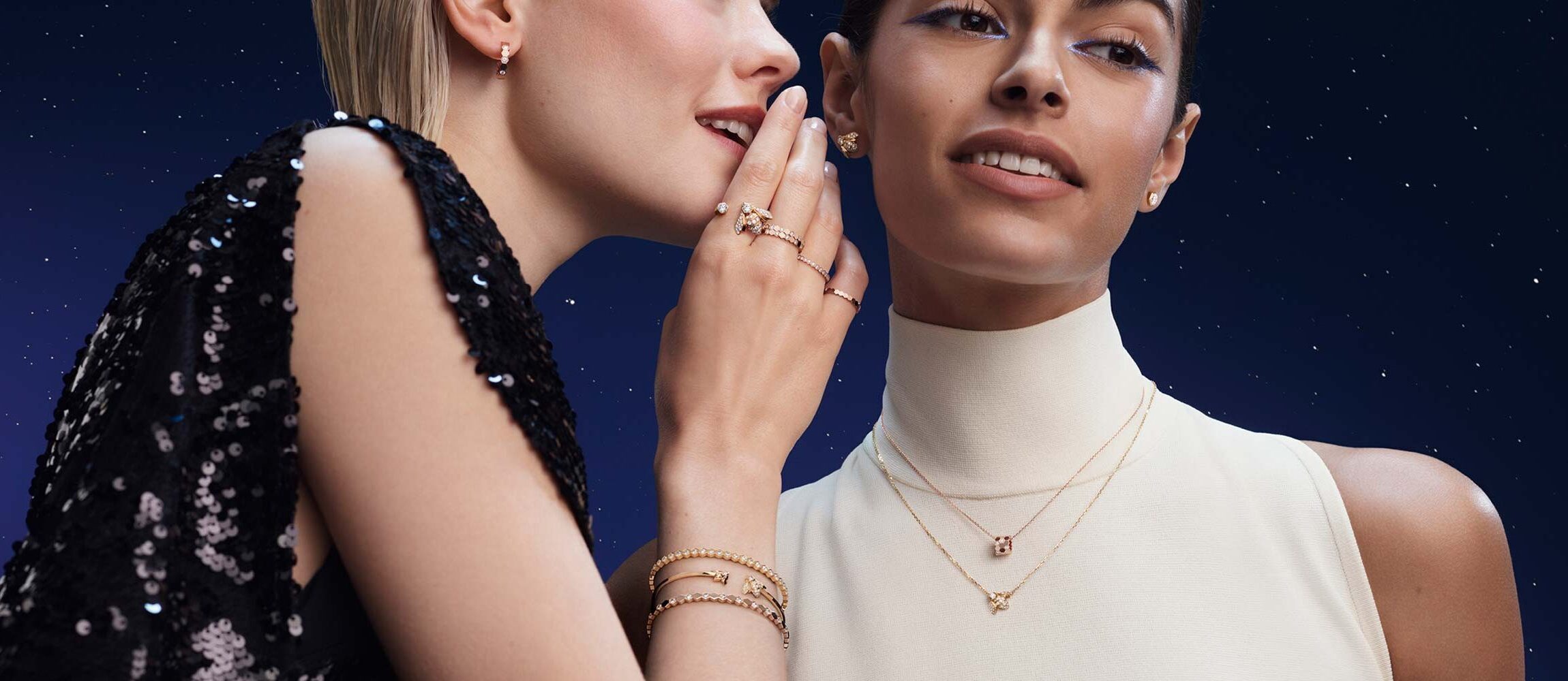 Bee de Chaumet collection | pendants & rings & bracelets & earrings in rose gold and diamonds