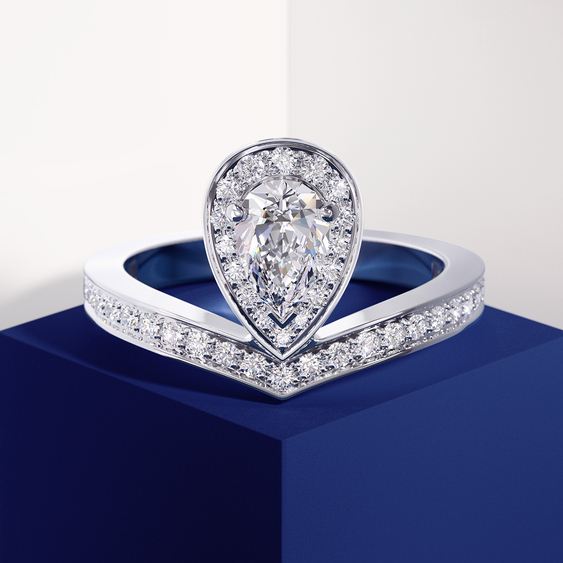 CYL Joséphine Amour d'Aigrette Ring solitaire